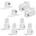 2 Bow Marine Bimini Top Set 8 Piece, 7/8 inch White Nylon D24000