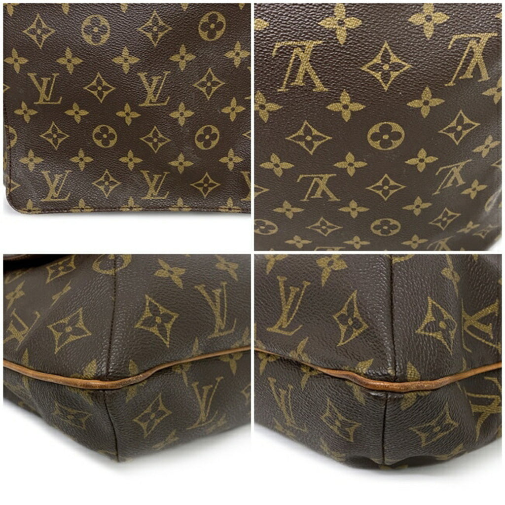 Brown Monogram Shoulder Bag A582
