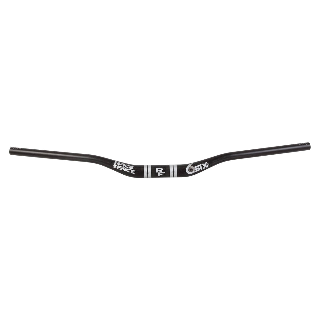 SixC Carbon Riser Handlebar 35 x 820mm 35mm Rise Silver K8061
