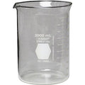 Clear Glass Beaker 2000ml Z869