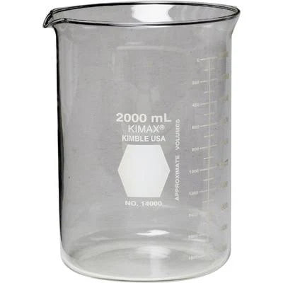Clear Glass Beaker 2000ml Z869