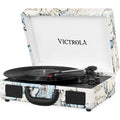 Vintage 3-Speed Bluetooth Suitcase Turntable with Speakers C288