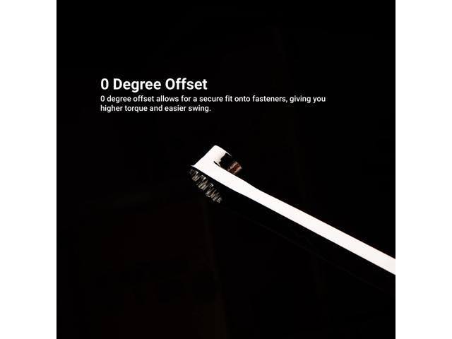 0 Degree Offset Extra Long Box End Wrench Set, Metric, 8-19 mm, 12 Sizes, 6-Piece T1555