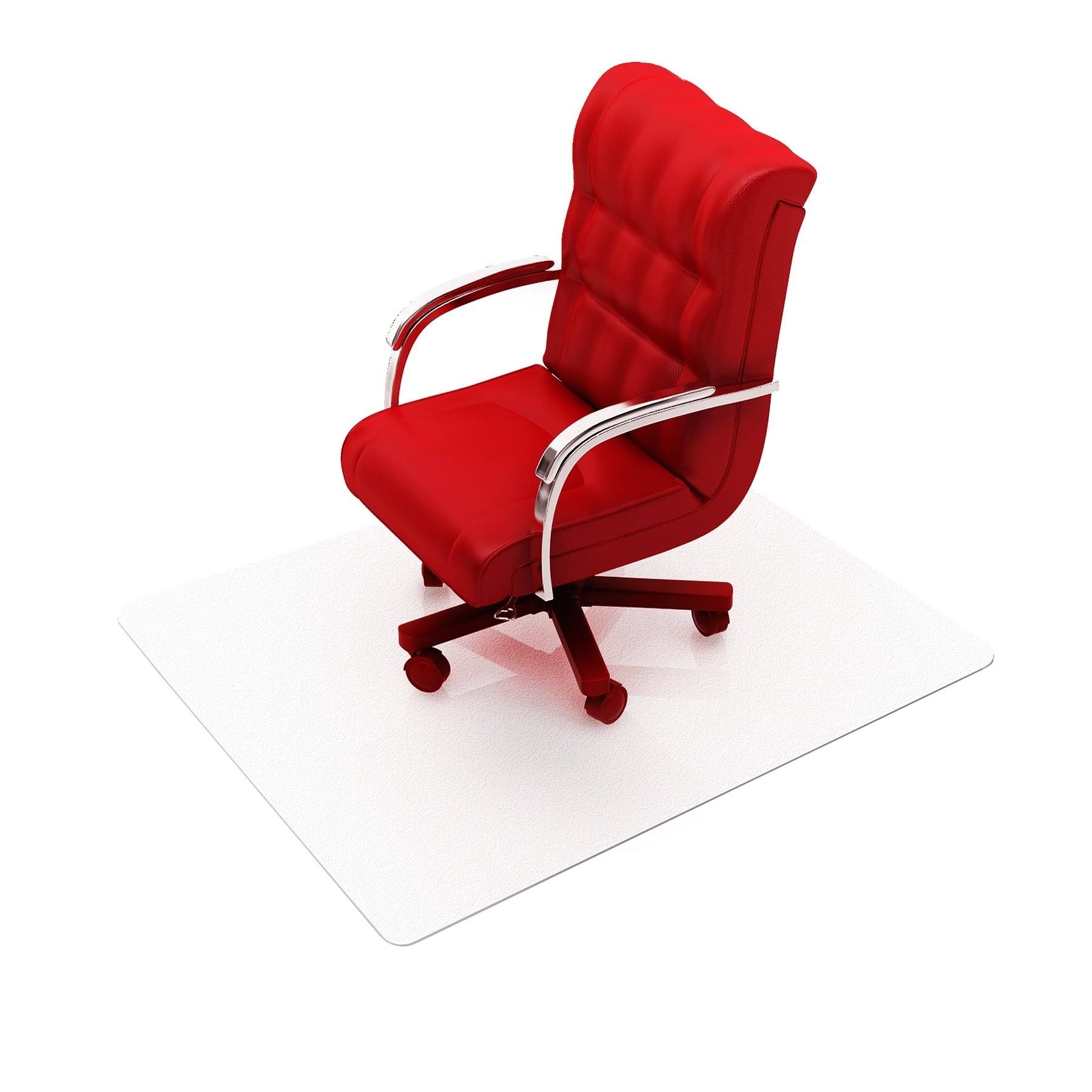 Chair Mat 48x22 x 60x22 for Plush Pile Carpets X1844
