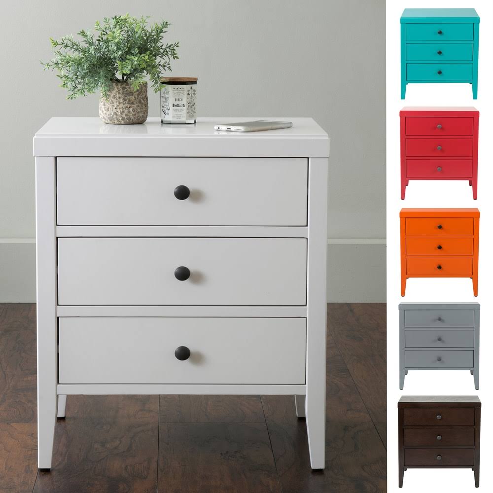 Acacia Wood Accent Table Grey E44009
