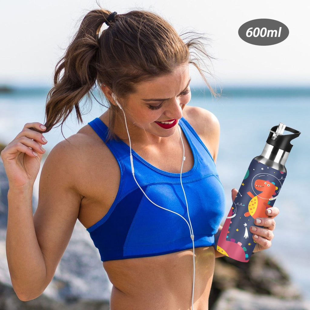 Stainless Steel Insulated Water Bottle with Straw Lid I198