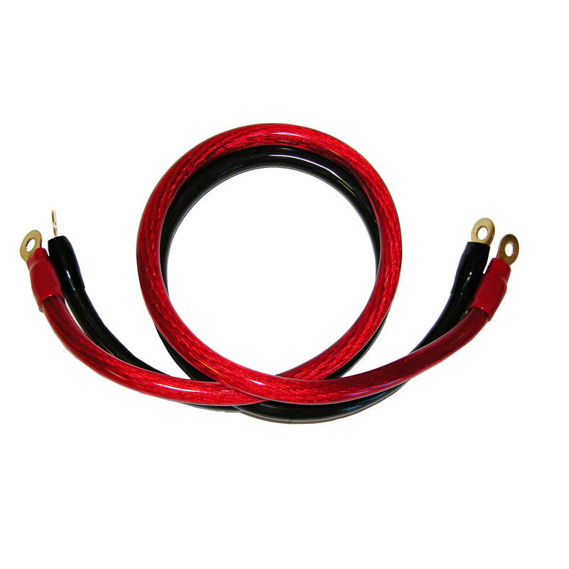 2 AWG Gauge 12-Foot Inverter Cables V309