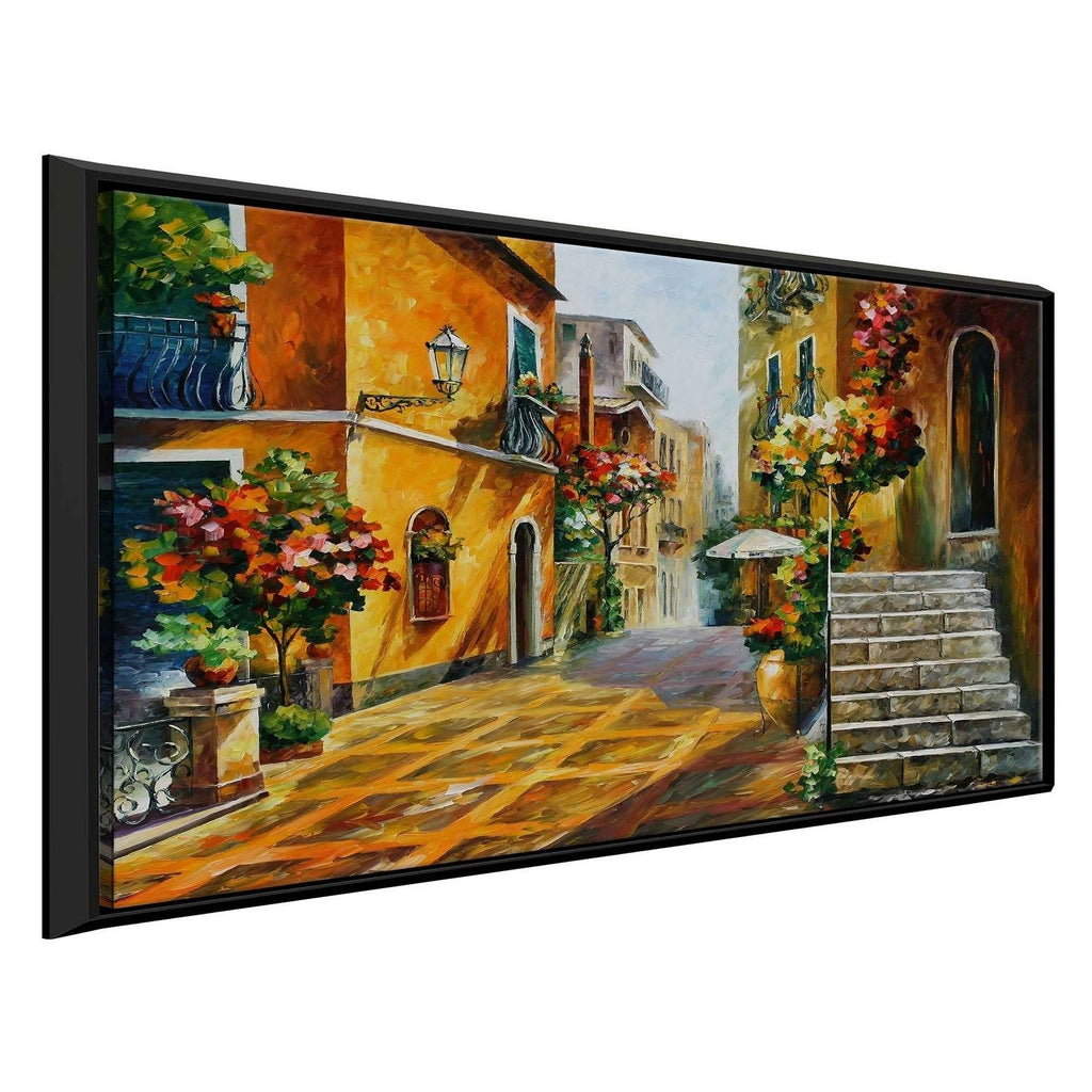 Framed Oil Painting Print on Canvas O27464