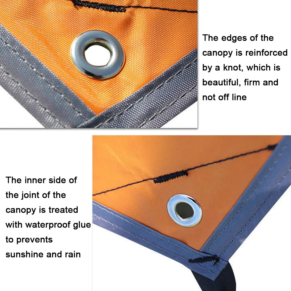 Waterproof Shade Sail Oxford Cloth Awning Canopy Q541