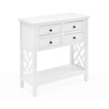 Wood Console Table with 4-Drawers N20813