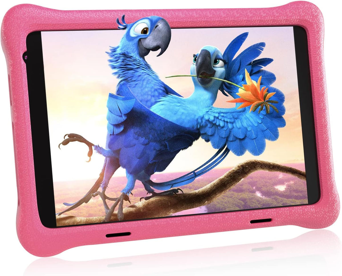 8 inch Kids Tablet with IPS FHD Display, 2GB RAM + 32GB Storage, Dual Cameras, Blue Q608