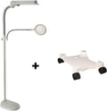 18W Floor Lamp with Magnifier Attachment Arm G5766