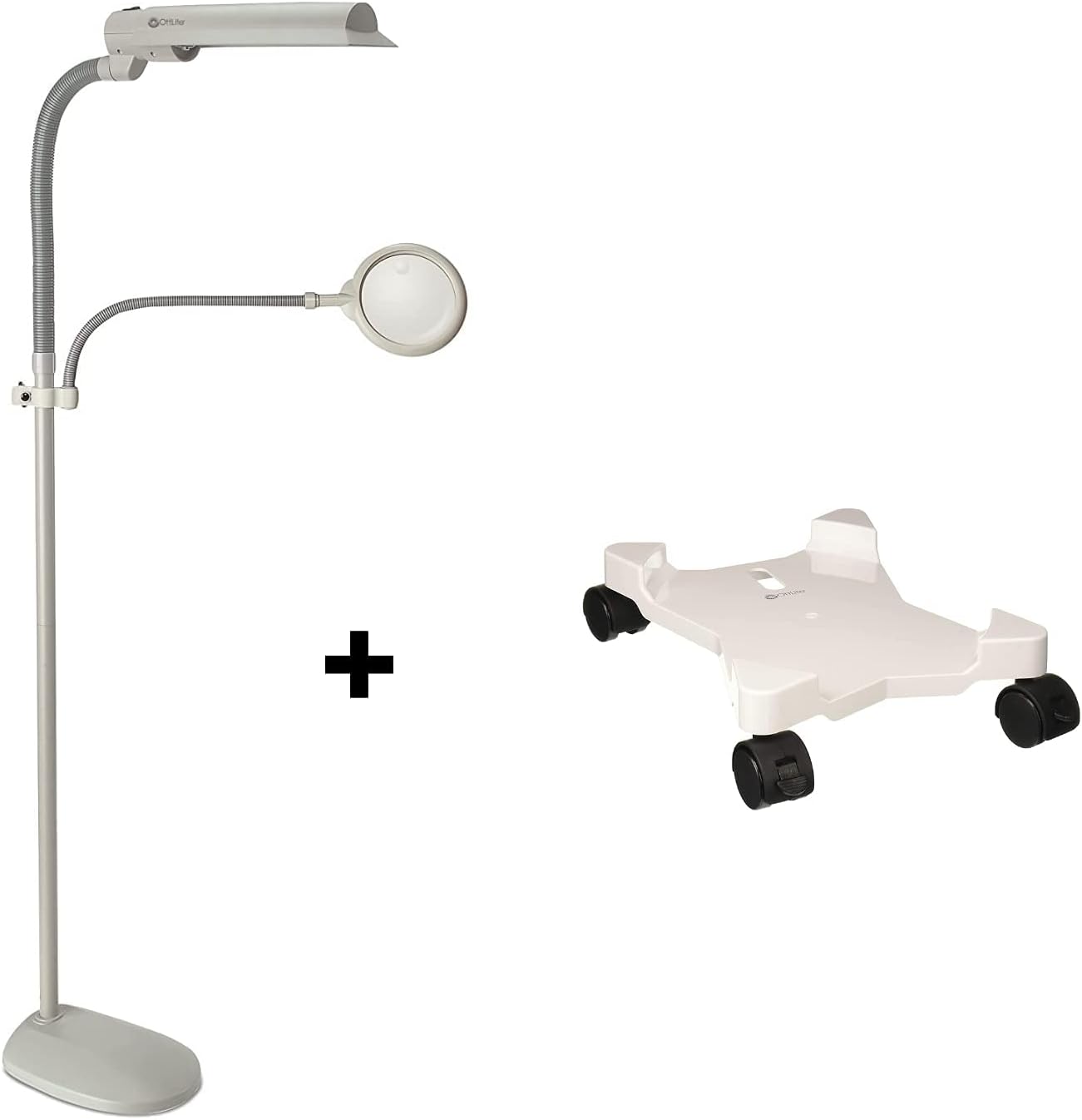 18W Floor Lamp with Magnifier Attachment Arm G5766