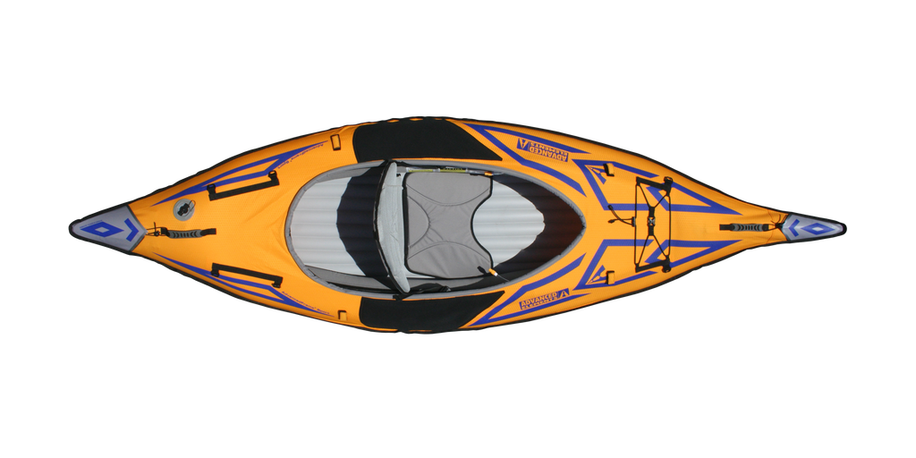 Inflatable Kayak with Pump - 10 ft - Orange H423