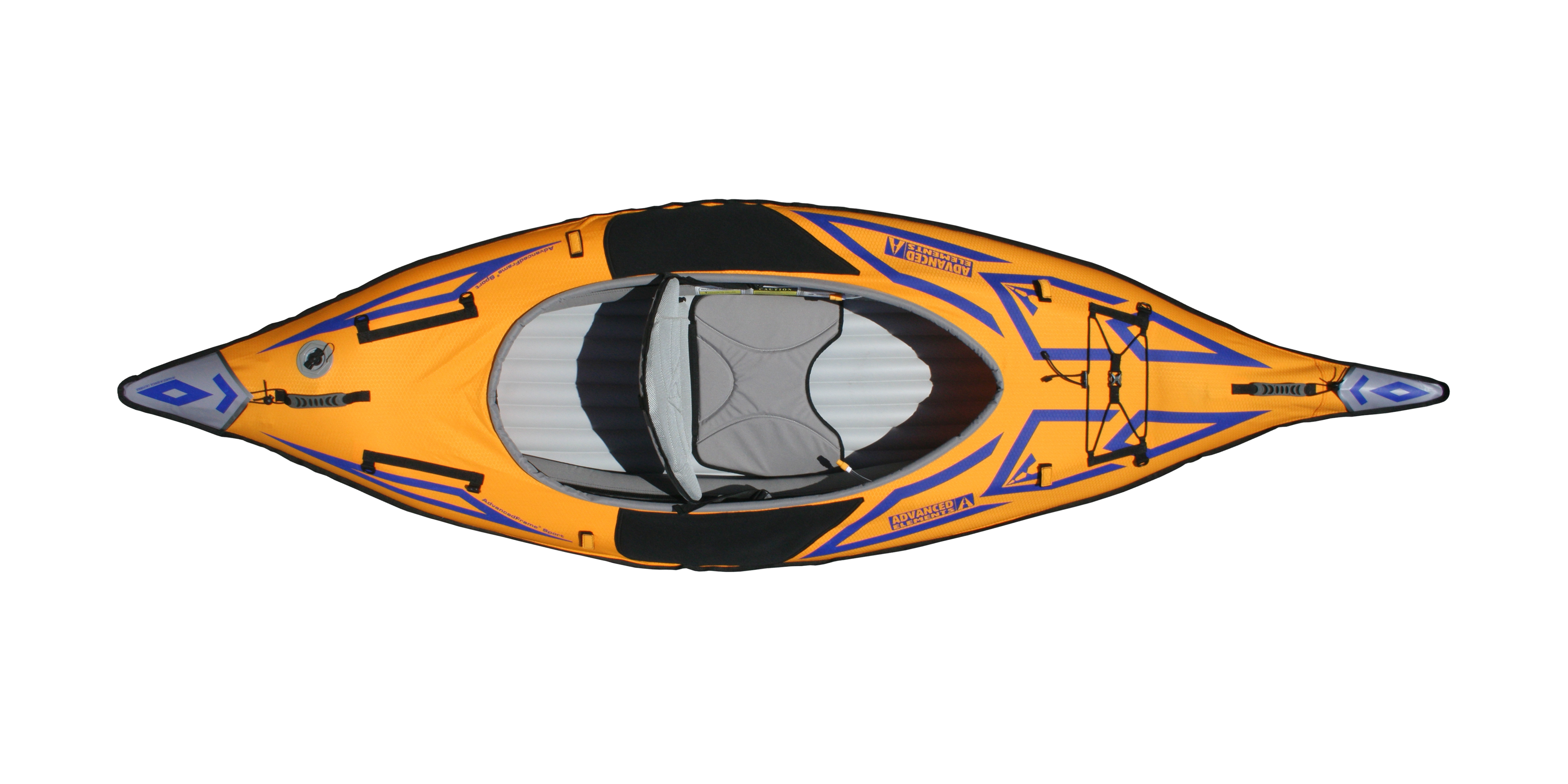 Inflatable Kayak with Pump - 10 ft - Orange H423