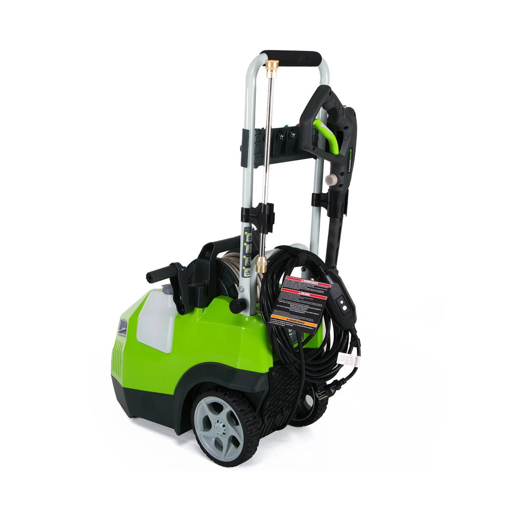 2000-PSI 13 Amp 1.2-GPM Corded Electric Pressure Washer with Hose Reel O37748