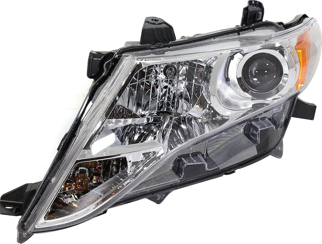 Set of 2 Halogen Headlight Assembly with Clear Lens W3001