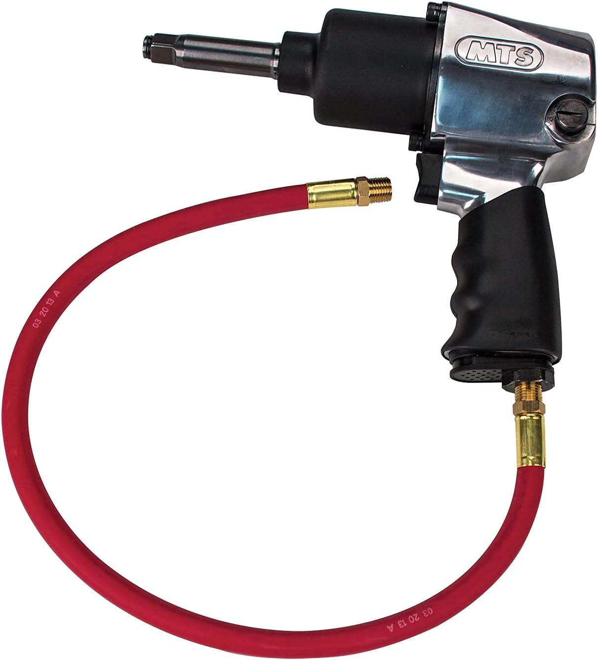 1/2-Inch Drive Aluminum Pneumatic Air Powered Impact Wrench, 2-Inch Anvil, Twin Hammer, Max Torque 680, Weight 6 lbs L71891
