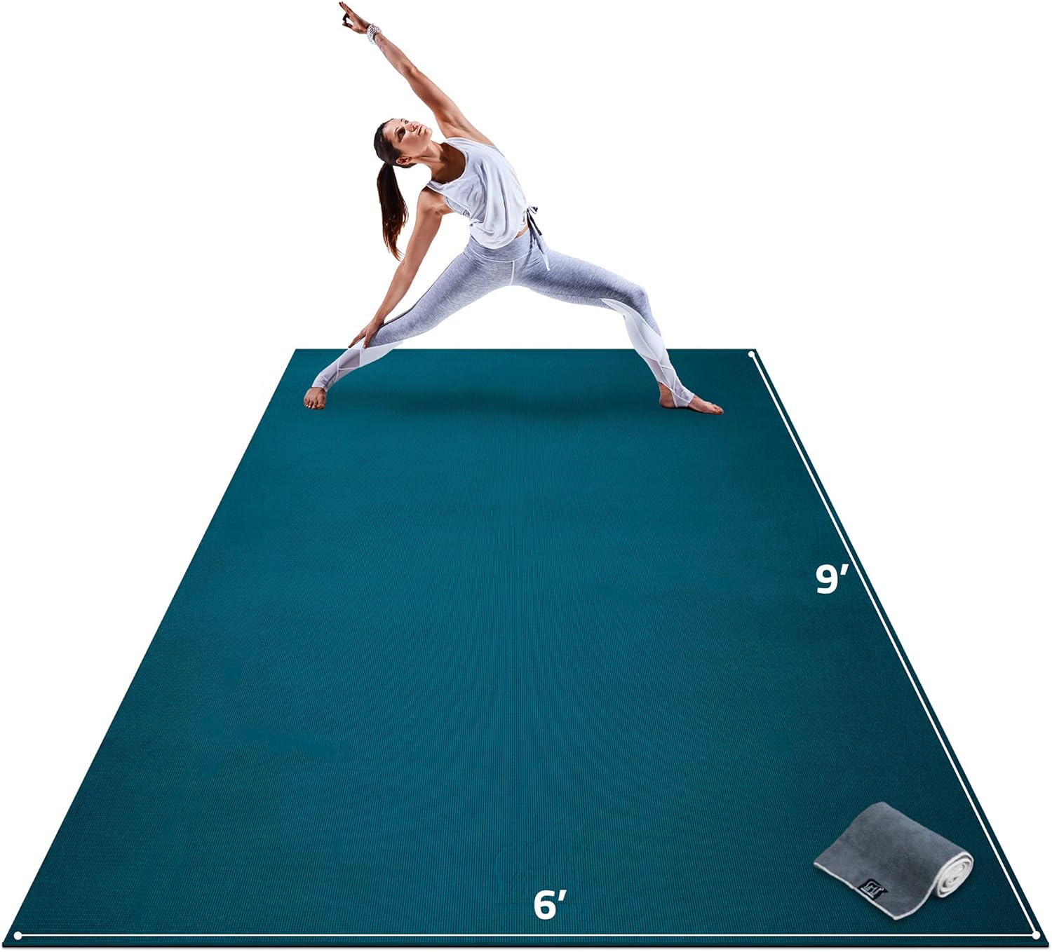 Extra Large 9' x 6' x 8mm Non-Slip Yoga Mat N539