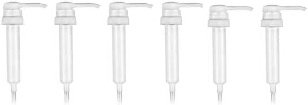 White Pump Finish Jar Jug Dispenser Pack Of 6 L548
