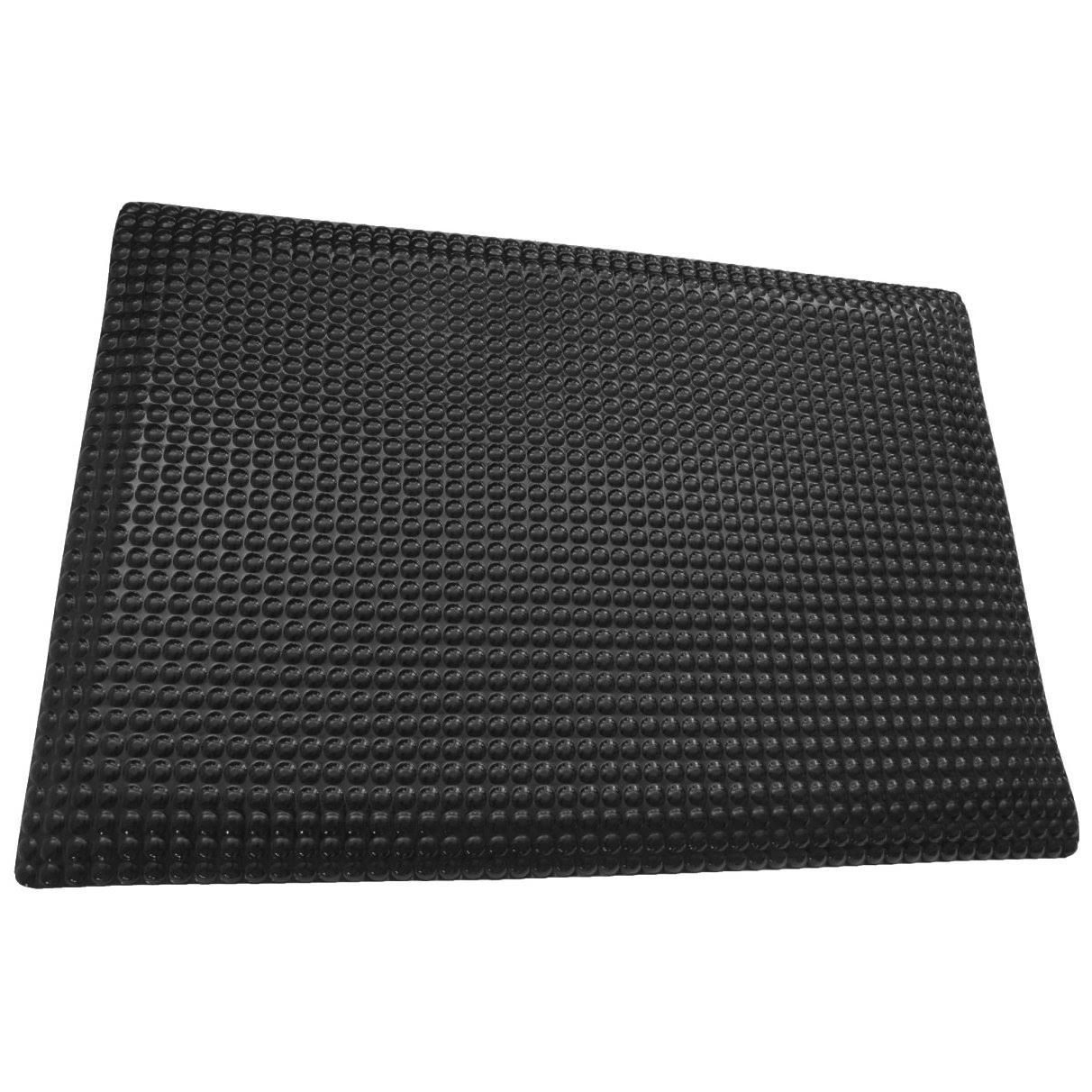 Glossy Black Anti-Fatigue Mat - 2 ft. x 12 ft. x 0.62 in. T843480