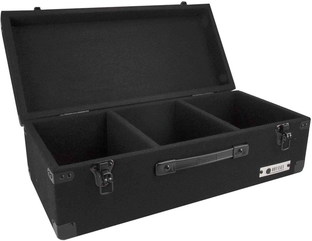 3-Row Carpeted Storage DJ Case for 45 RPM Vinyl Records L391342