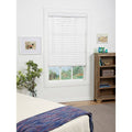 Cordless Faux Wood Blind in White J857349
