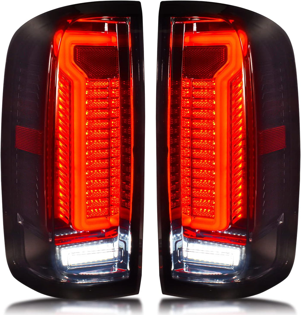 Smoked Lens LED Tail Lights Assembly O1409
