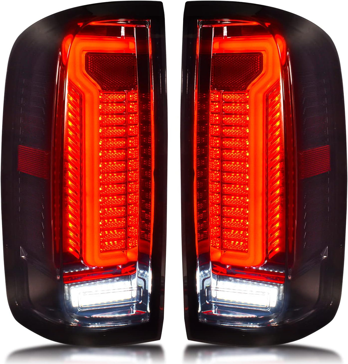 Smoked Lens LED Tail Lights Assembly O1409