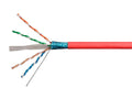 1000ft 23AWG Cat6 STP Solid Riser-Rated Bulk Pure Bare Copper Ethernet Cable X82319