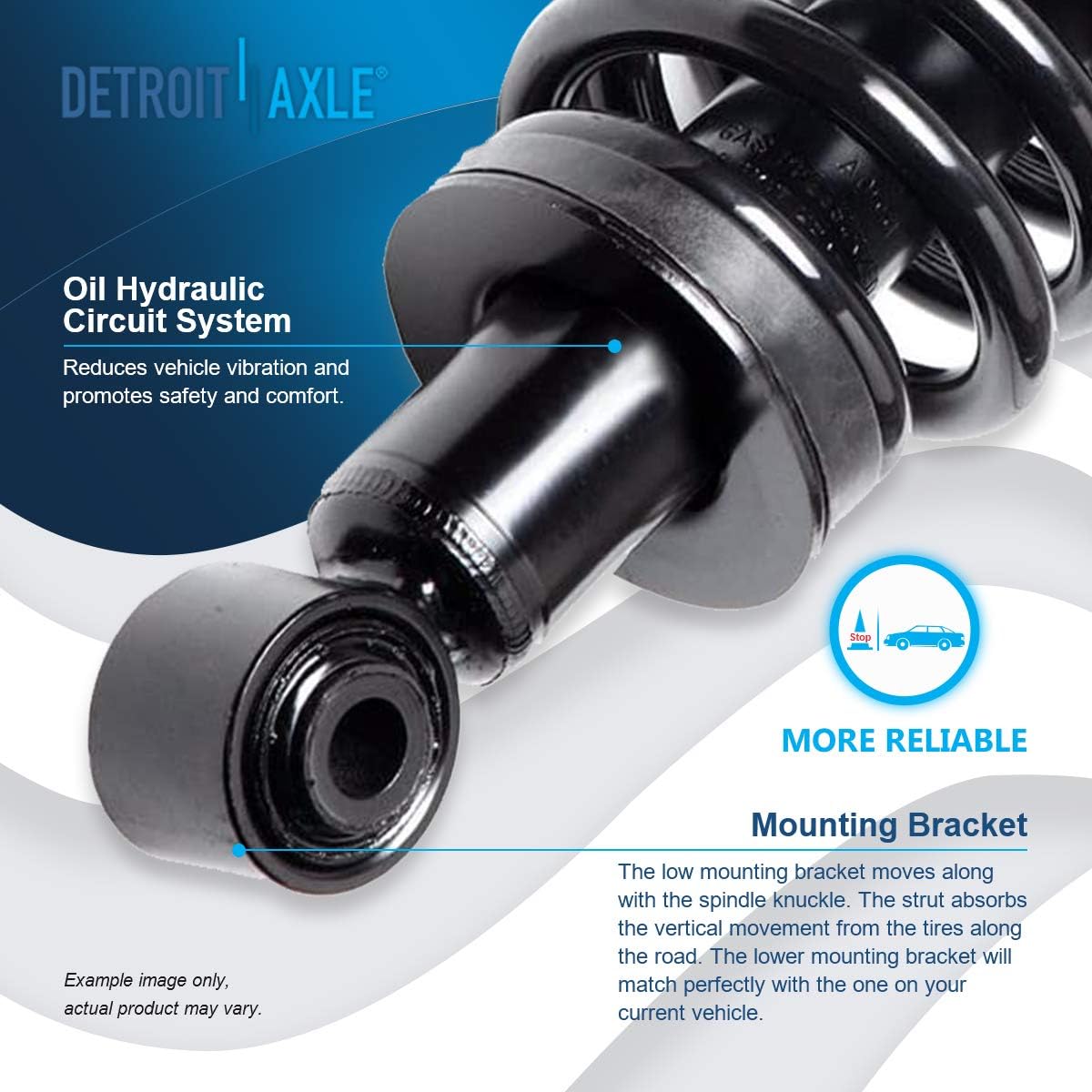 Front Struts with Spring Assembly 2pc Set K8648
