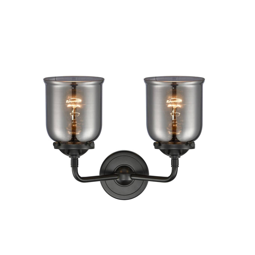 13 inch 2 Light Bath Vanity Oil Rubbed Bronze with Seedy Glass O1608