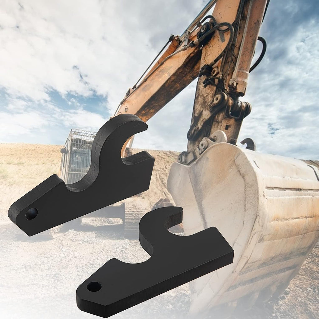 2pcs Black-Coating Steel Bucket Ears Attachment J41113