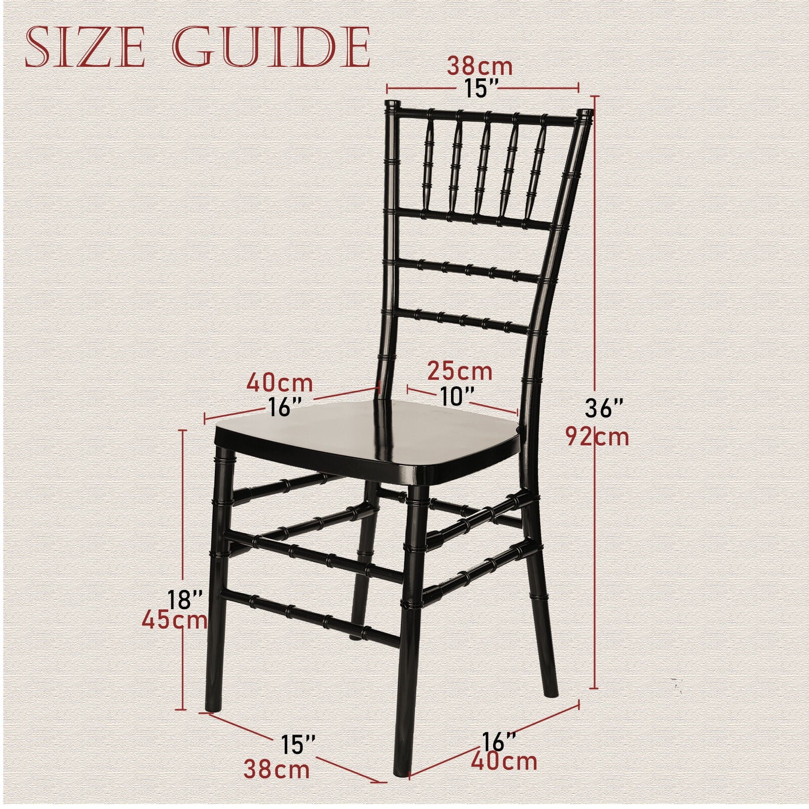 Set of 4 Acrylic Chiavari Chairs I451624