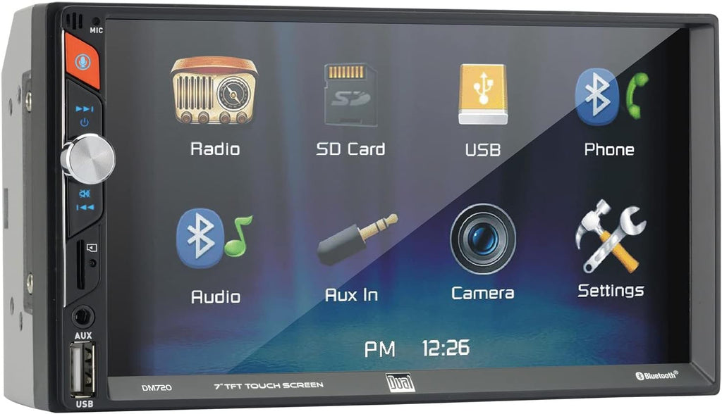 7-Inch Double-DIN Mechless Receiver with Bluetooth Pack of 2 C871597