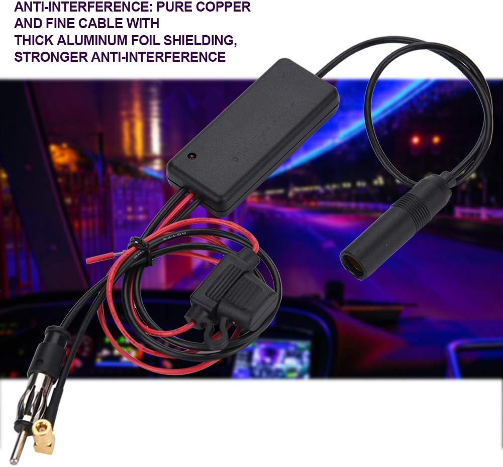 AM FM Radio TV Signal Amplifier Antenna Booster G488