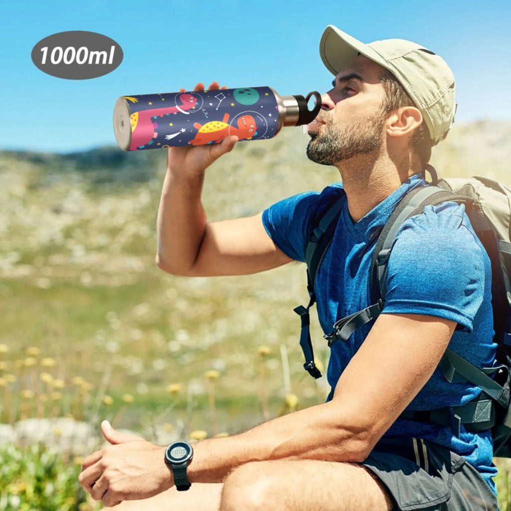 Stainless Steel Insulated Water Bottle with Straw Lid I198