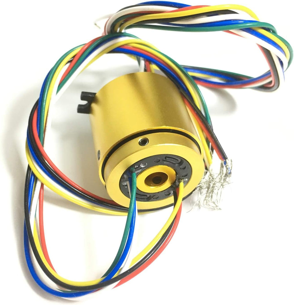 6 Wire Through Bore Electrical Slip Ring Rotary Contact W22709