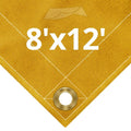 10 oz Tan Canvas Tarps 8' x 12' J10648