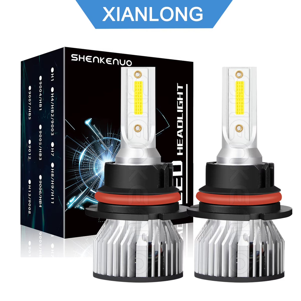 9007 HB5 High Low Dual Beam LED Headlight Bulbs Kit, 2pcs N9220
