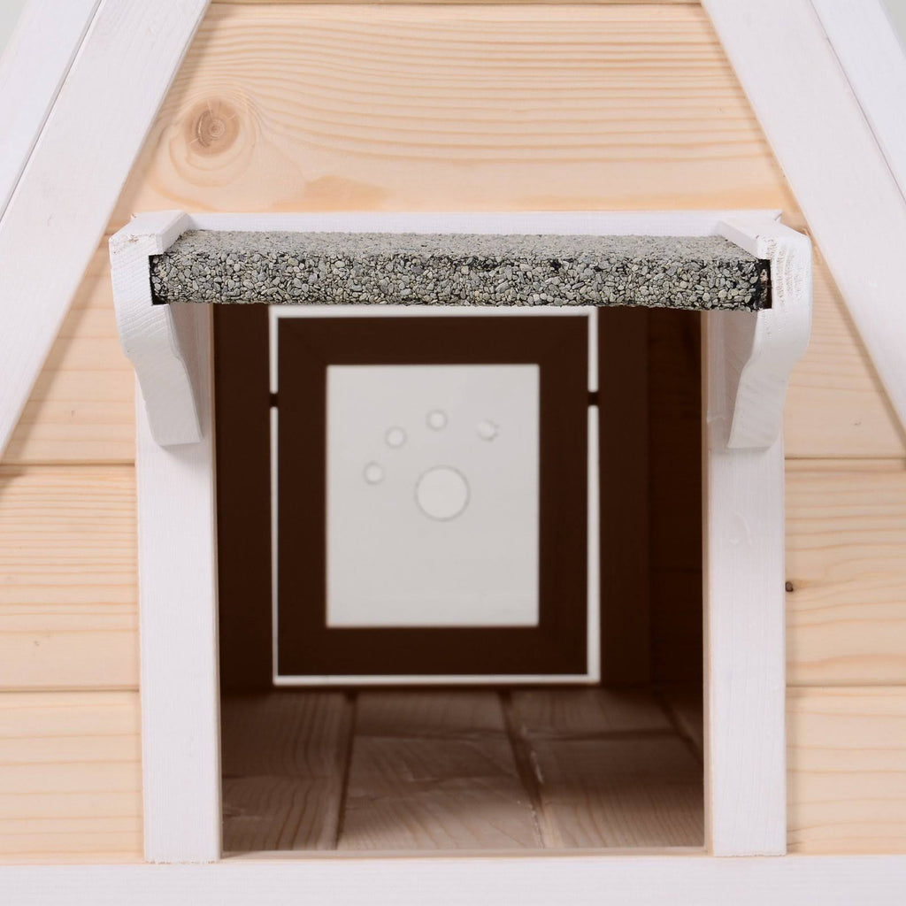 Solid Wood Cat Condo Outdoor Pet Shelter D470