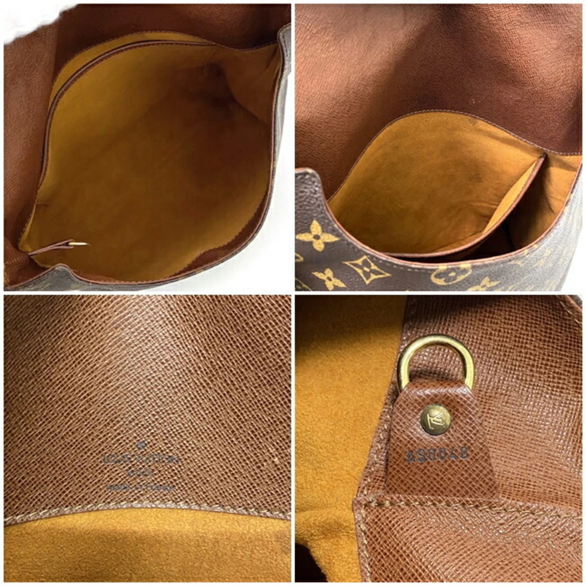 Brown Monogram Shoulder Bag A582