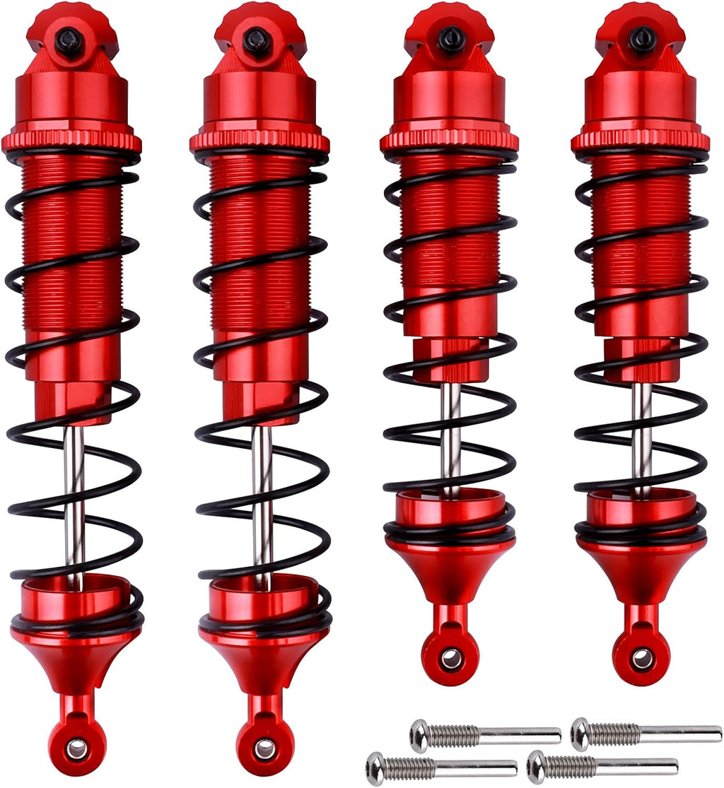 Aluminum Shocks Absorbers Assembled All Metal Set of 4 Green J905058