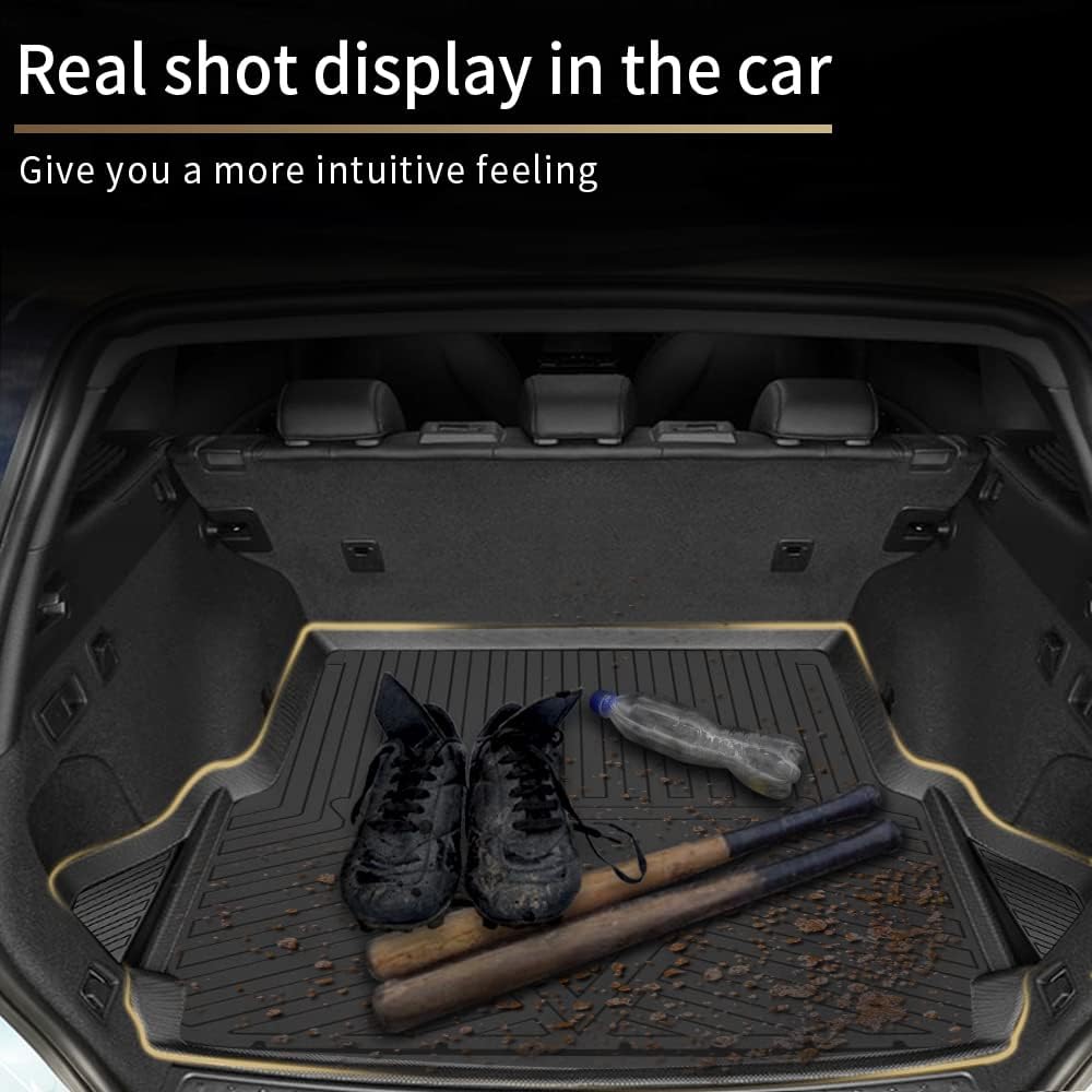 Black Slush Cargo Mat Trunk Tray Pack of 2 G2436