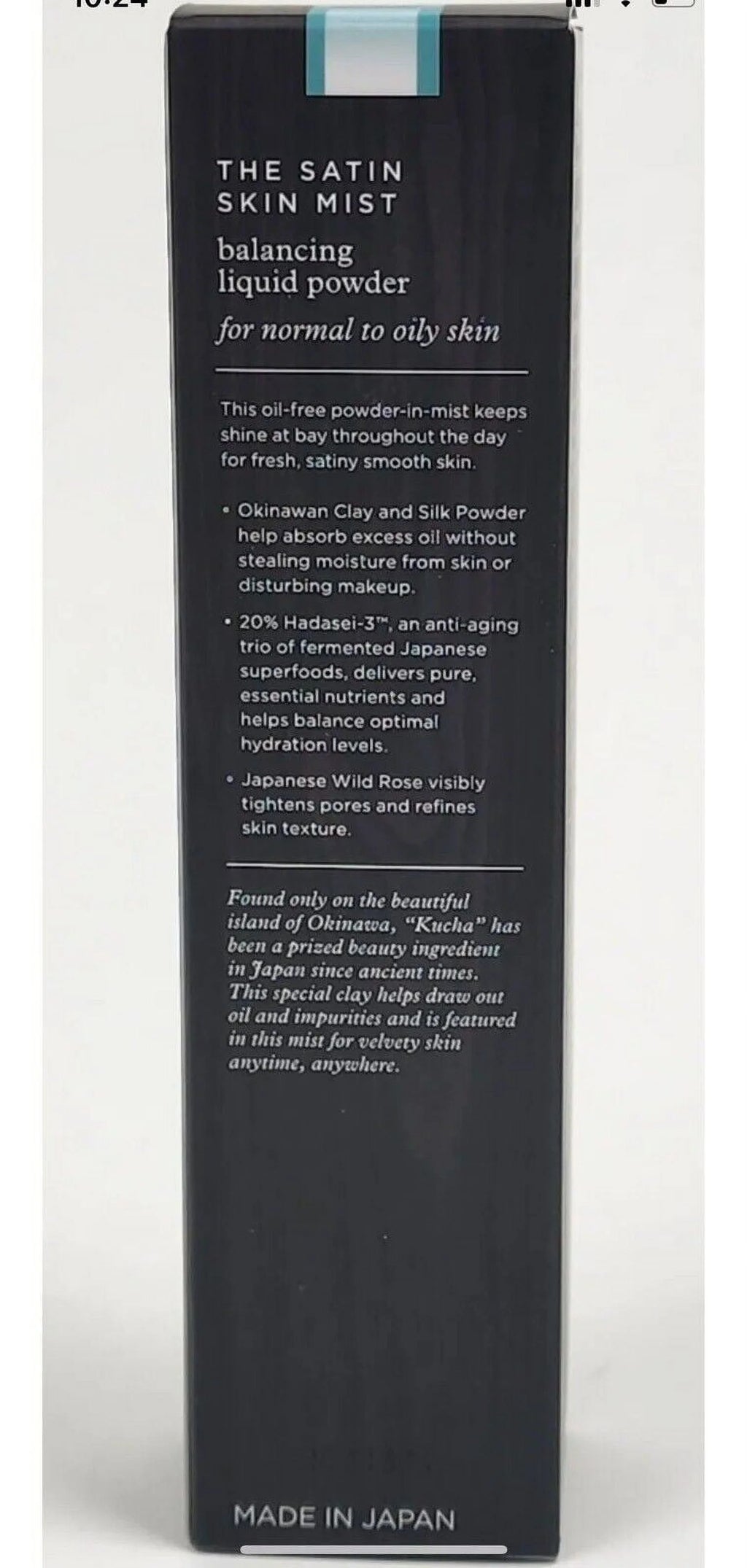 Satin Skin Mist Balancing Liquid Powder 40ml D7507