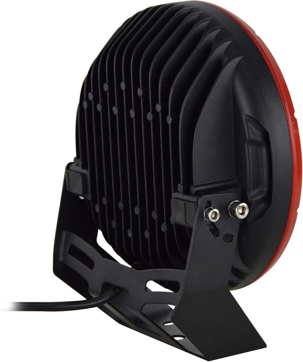 2PCS 96W Round Red LED Spot Driving Work Light 9 Inch E330840