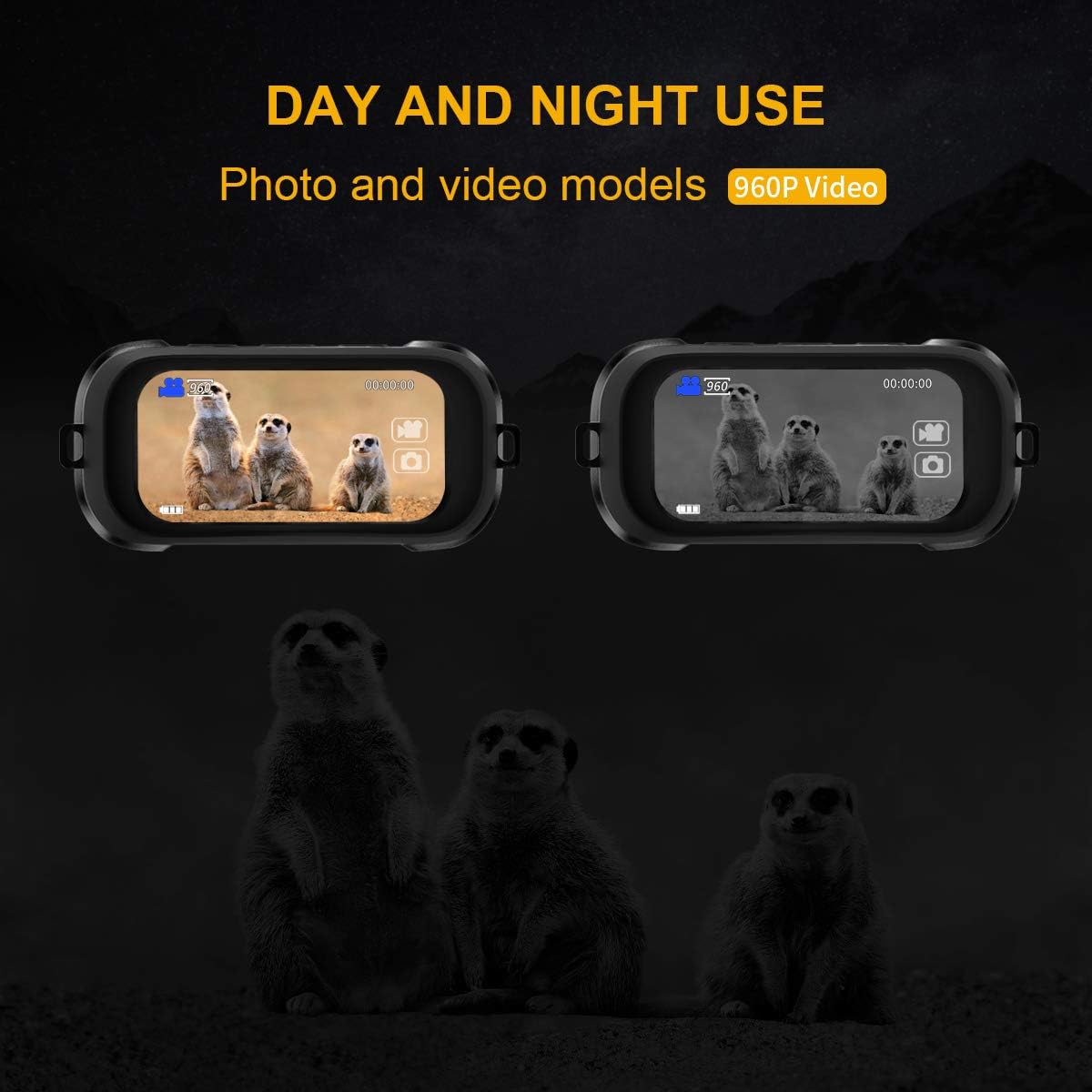 Digital Infrared Night Vision Binoculars with 32G Memory Card C185699