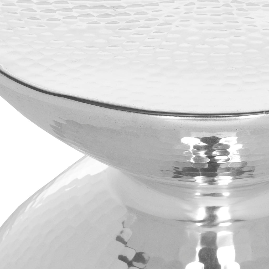 Silver Metal Table Stool O1322