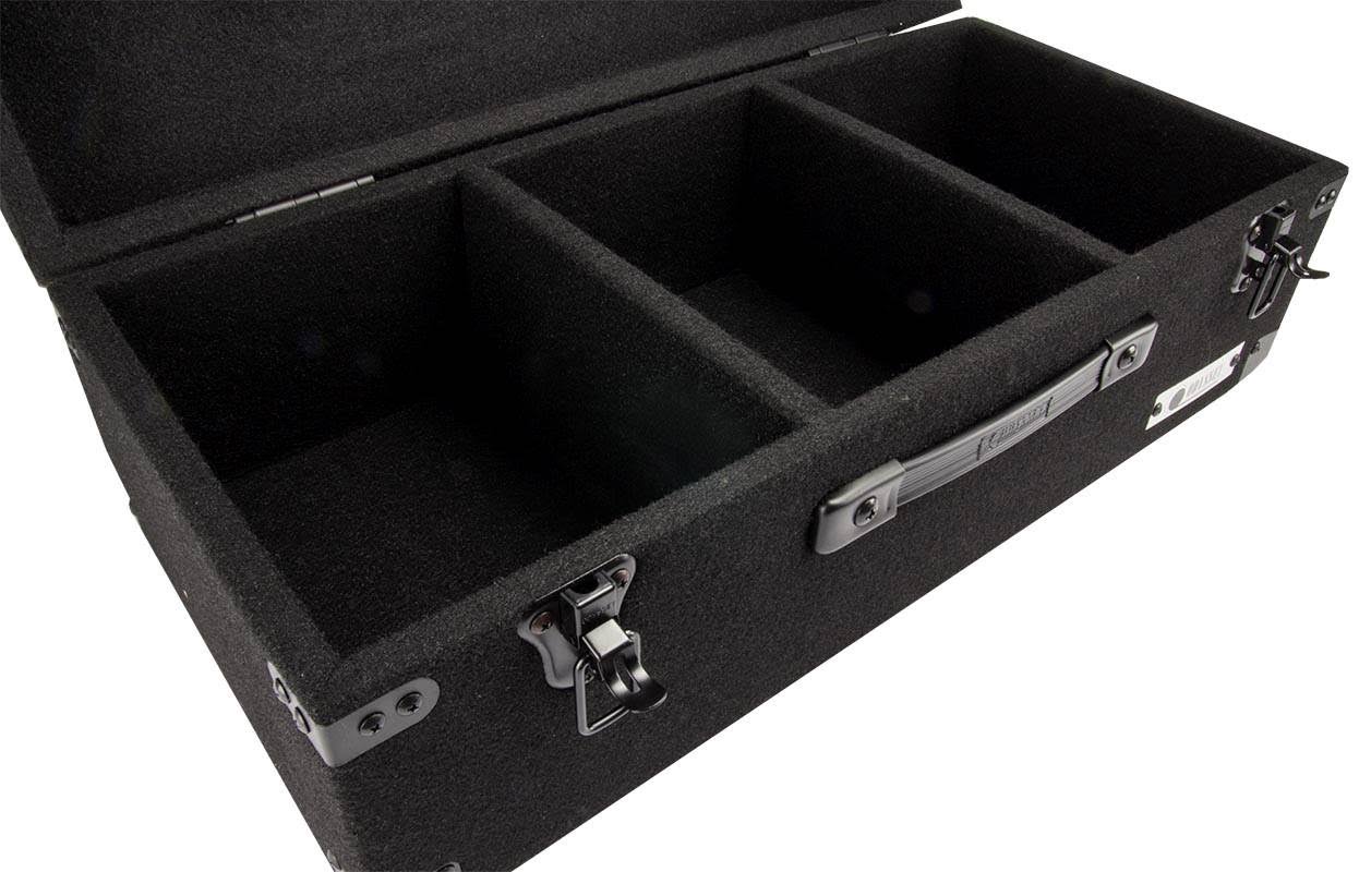 3-Row Carpeted Storage DJ Case for 45 RPM Vinyl Records L391342