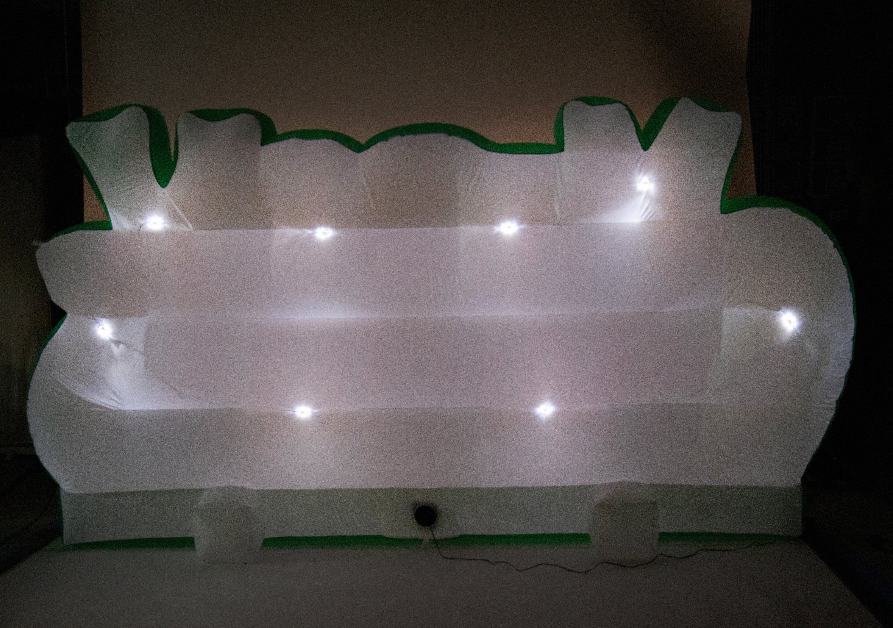 Inflatable Lawn Sign, 9 foot wide, 5 feet high J208187